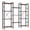 Rust Brown, variant on Gianna Modular Bookshelf, Adjustable Height 4-Tier Wide Display Shelves, Convertible Industrial Bookcase for Living Room, Study & Bedroom, White