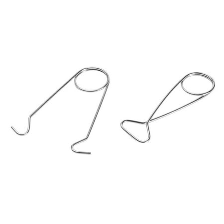 

Mizh 2Pcs Stainless Steel Bottle Hanger Fish Mouth Spreaders Cooking Pot Hook