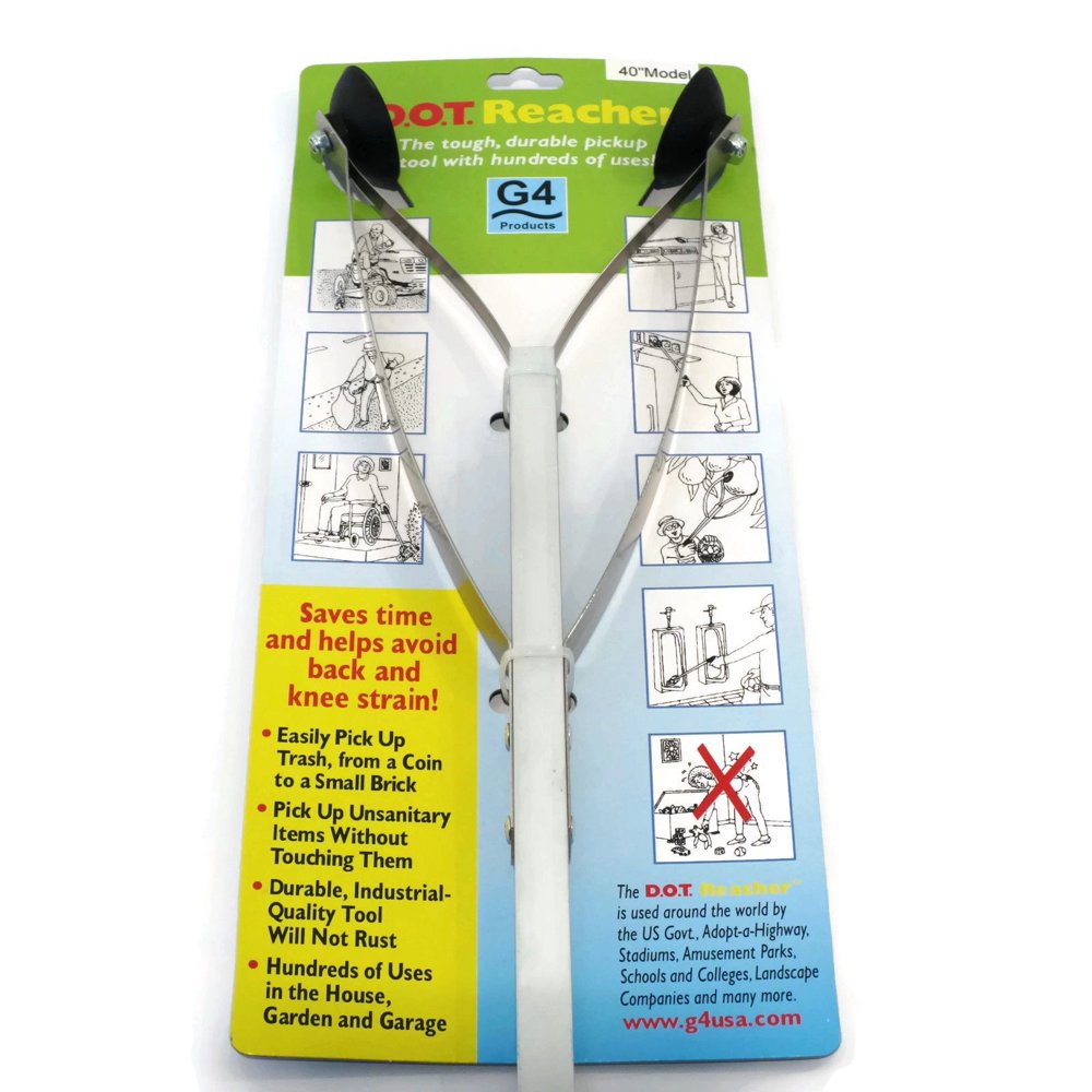 (2) 40" EZ E Z Easy G4 DOT Reacher Grabber Pick Up Tool Device for