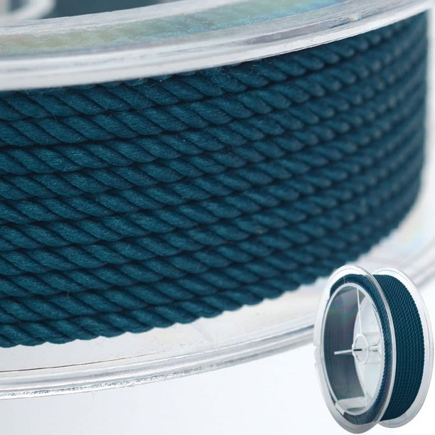 Xiao Hua Cuerda trenzada de 1,5 mm para abalorios, ideal para pulseras, collares, bisutería y mucho más.