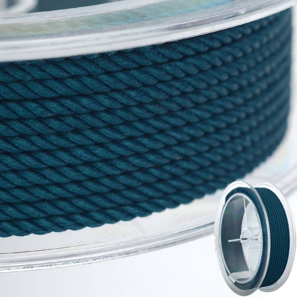 Xiao Hua Cuerda trenzada de 1,5 mm para abalorios, ideal para pulseras, collares, bisutería y mucho más.