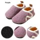 thumbnail image 1 of Pantuflas cálidas algodón fdgzhd (Longitud interior 19 cm en talla 32-33) Morado, 1 of 8
