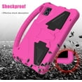 thumbnail image 3 of Kids Case for 2025 Tab 2 10.1", Children Friendly Foam Protective Stand Handle Cover for T-Mobile Tab 2 10.1 Inch Tablet - Hot Pink, 3 of 8