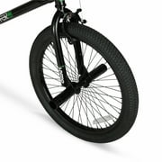 Hyper Bicycles 20 Boys Spinner BMX Bike, Children Ages 8-13, Matte Black