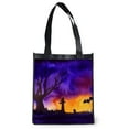 thumbnail image 3 of CafePress - Watercolor Halloween Night - 12"x 13", 100% Recycled, Reusable Grocery Bag, 3 of 3
