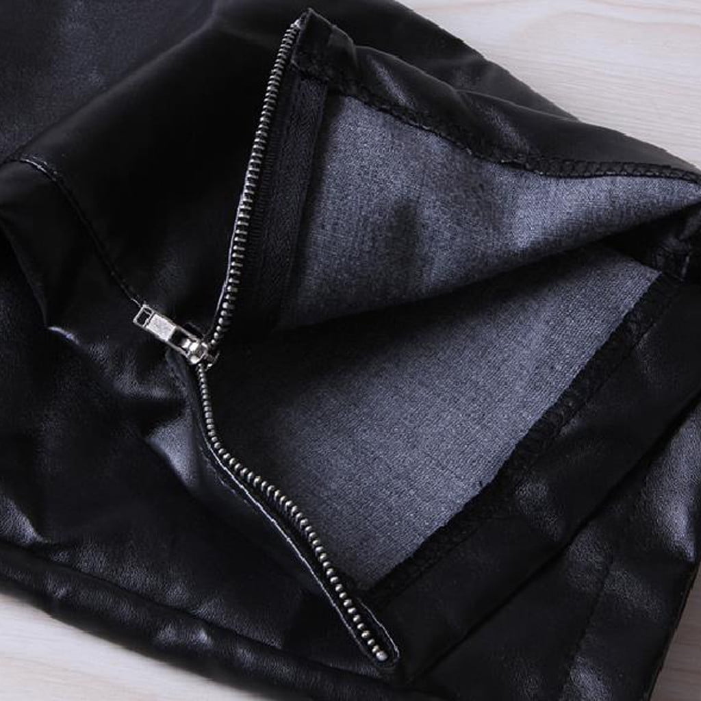 DeHolifer Men's Leather Pants Stretch Tight PU 80s Punk Rock Skinny Leggings Motorcycle Gothic Biker Trousers Black L - Walmart.com DeHolifer Men's Leather Pants Stretch Tight PU 80s Punk Rock Skinny Leggings Motorcycle Gothic Biker Trousers Black L - Walmart.com