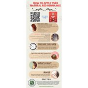 Natural Red | 100% Natural Hair Dye Kit | Vibrant Colors with Pure Henna & Herbal Mix | Ammonia-Free & Chemical-Free Hair Coloring