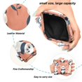 thumbnail image 2 of Leather Coin Wallet 4.33x3.74 Inch Portable Coin Wallet Coin Wallet Paper Wallet Card Wallet Storage Wallet Stylish and Sophisticated Cute Little Panda Seamless, 2 of 7