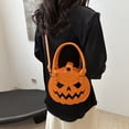 thumbnail image 2 of CAIXIA Womens Crossbody Bag Womens Halloween Pumpkin Printed Crossbody Messenger Bag, Compact Satchel Unique Handmade Shoulder Tote Purse, 2 of 7
