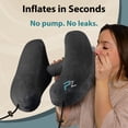 thumbnail image 2 of FLOWZOOM AIR Almohada inflable de viaje - Almohada para el cuello Avión - Almohada para el cuello de viaje - Almohada para coche y avión - Almohada de avión para vuelos largos - Almohada inflable para, 2 of 8