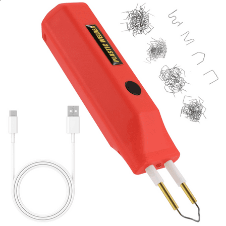 Handheld Welder Wireless Plastic Welding Machine for Plastic Nylon PE Repairing Machine Car Bumper Repair Tools Red