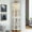 White, variant on Quality and Adjustable Display - Showcase Items in a Corner with a Well - Lit Curio Cabinet