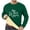 01 Army Green, variant on Hicidod Crew Neck Sweatshirt for Men Long Sleeve Letter Printed Casual Pullover Tops Fleece Lined Thicken Winter Warm Sweatshirts