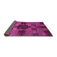 thumbnail image 2 of Ahgly Company Indoor Rectangle Checkered Pink Modern Area Rugs, 2' x 5', 2 of 4