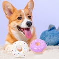 thumbnail image 4 of mdesiwst Donut Dog Toy Squeaky Latex Doughnut Dog Chew Toy Interactive Dog Training Toy for Outdoor Fetch Game Teeth Cleaning, 4 of 8