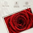 thumbnail image 6 of Elephant Stock Damp Red Rose Wall Art - Horizontal Canvas Wall Art - Living Room Wall Decor - Floral And Botanical Canvas - Red And Black Decor - 12" x 8", 6 of 8