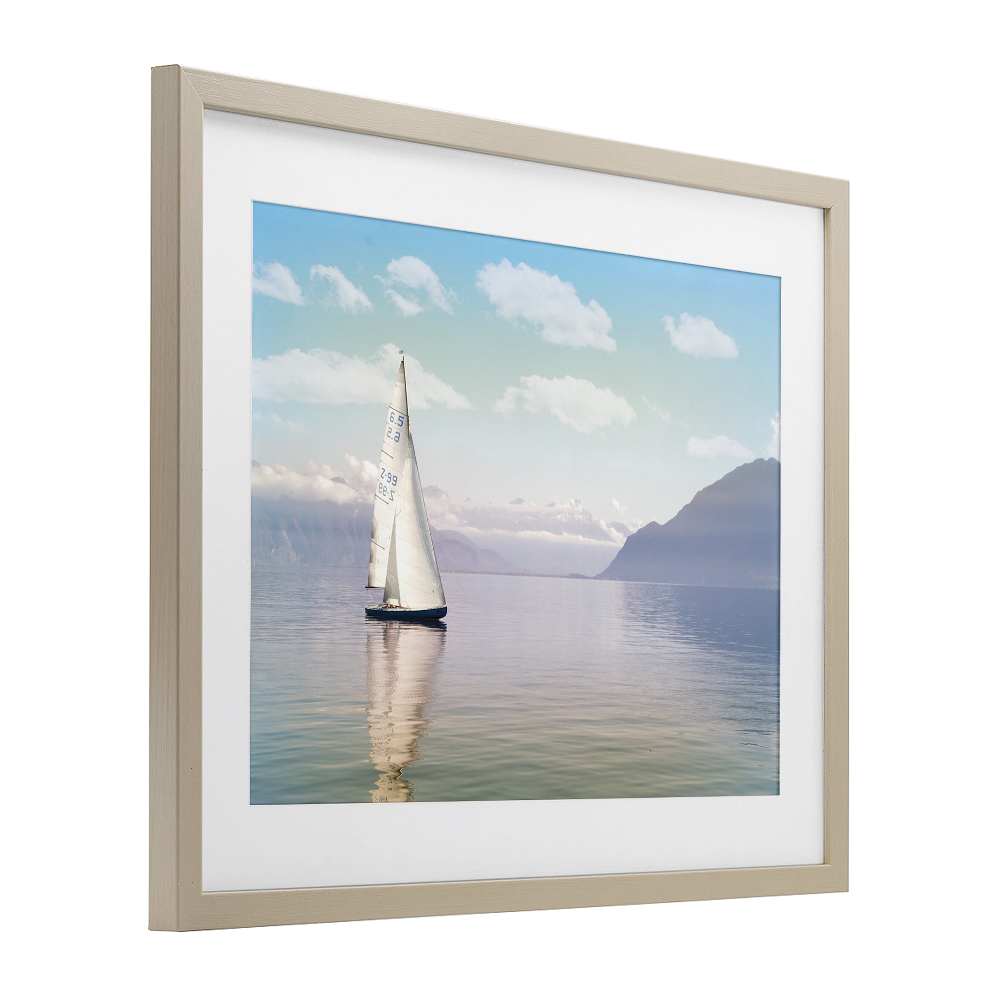 Stupell Industries Ocean Sails Lounging Birch Framed Print Under Glass, design by Marcus Prime