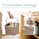 thumbnail image 5 of Cesta de plástico multifuncional con asas | Diseño ventilado para la colada y la organización | Beige, café, azul claro, 5 of 6