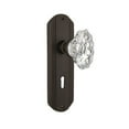 thumbnail image 5 of Nostalgic Warehouse Deccha_Prv_234_Kh Vintage Chateau Fluted Crystal Privacy Door Knob Set, 5 of 7
