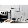 thumbnail image 2 of Kingston Brass KS4701DKL Kaiser Deck Mount Pot Filler Faucet, Polished Chrome, 2 of 8