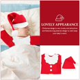 thumbnail image 5 of Newborn Christmas Pajamas 1Set Red Cotton Baby Pajamas Featuring Unisex Design for Children Wearing, 5 of 5