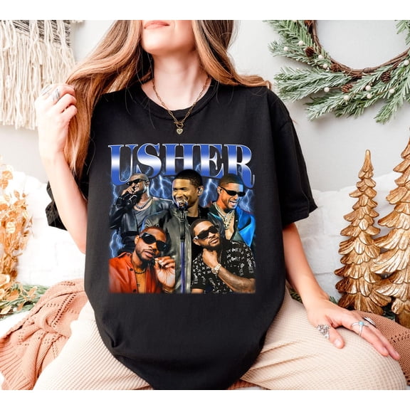 Usher World Tour 2026 T-Shirt, Vintage Usher Bootleg Shirt, Gift For Usher Fans Club