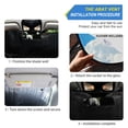 thumbnail image 2 of Snow-capped Mountains Car Windshield Sun Shade Reflector Sunshade Foldable for Front Keeps Vehicle Cool, 2 of 8