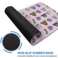 thumbnail image 6 of Long Mouse Pads for Desk,Cute Pitbull Terriers Dog and Flower Desk Mats on Top Of Desks, Desk Mouse Pad Extra Large with 3mm Non-Slip Base and Stitched Edge for Gaming,Office,Work,Home 31.5"x15.7", 6 of 6