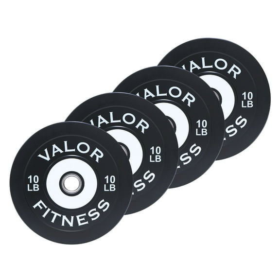 Valor Fitness BP-10 10lb Bumper Plates (Set of 4)