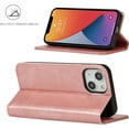 thumbnail image 2 of Case for iPhone 13 5G,iPhone 13 Case,PU Leather Folio Case Wallet with [Kickstand] [Card Slots] Cover [Protective TPU Interior Case] Compatible with Apple iPhone 13 6.1-inch,Rosegold, 2 of 14
