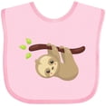 thumbnail image 3 of Inktastic Cute Sloth, Little Sloth, Baby Sloth, Lazy Sloth Boys or Girls Baby Bib, 3 of 4