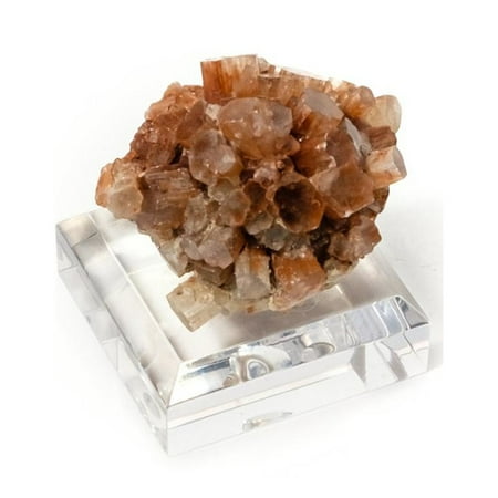 Aragonite Crystal - Mapleton Drive Aragonite Crystal Cluster with Acrylic Stand