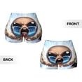 thumbnail image 5 of Lsque The Binding of Isaac Pattern High Waisted Biker Shorts for Women-Tummy Control Fitness Athletic Workout Running Yoga Gym Shorts,Moisture-Wicking-Large, 5 of 9