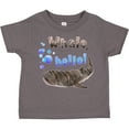 thumbnail image 3 of Inktastic Whale, Hello Cute Whale Shark with Bubbles Boys or Girls Toddler T-Shirt, 3 of 5