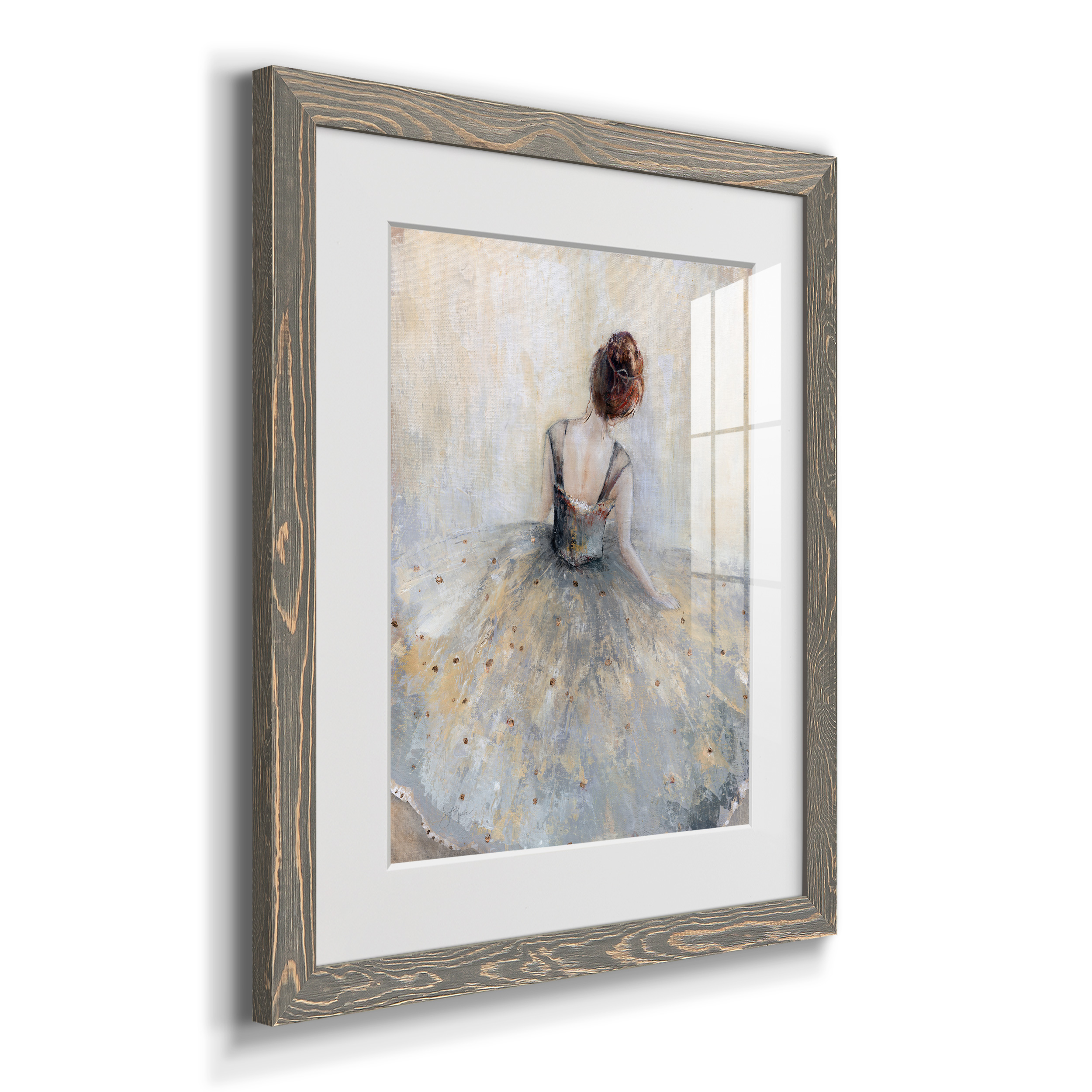 Beautiful Contemplation - Premium Framed Print - Ready to Hang - 20 x 24 - Grey Frame