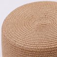 thumbnail image 5 of Hsqqdc Women Vintage Straw Artist Beret Cap Summer Sun Painter Pillbox Church Tea Party Hat, 5 of 7