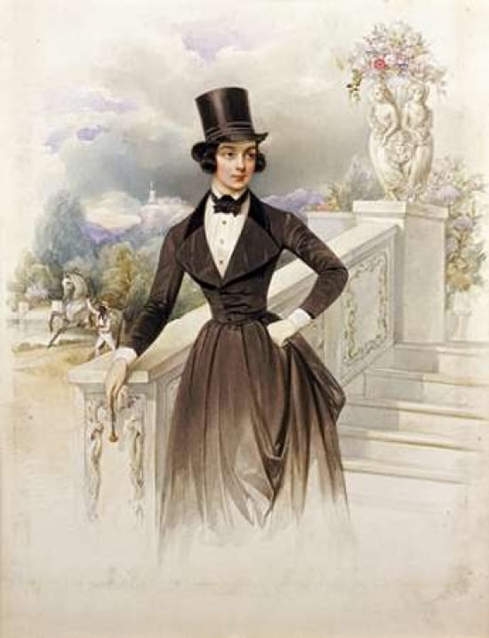 Lady In Riding Habi