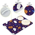 thumbnail image 4 of Coolnut Halloween Ghost Pumpkin Dish Drying Mat Absorbent Reversible Drying Pad Dish Drainer Rack Mat for Kitchen Countertops Sinks,24"x18", 4 of 6