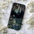 thumbnail image 5 of Mystical Nighttime Water Lily Phone Case, Enchanted Forest with Glowing Moon and Fireflies, Durable Protective Cover for iPhone 16 15 14 13 12 11 Pro Max Mini, 5 of 6