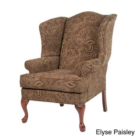 Greyson Living Elyse Wingback Paisley Print Accent Chairs ...