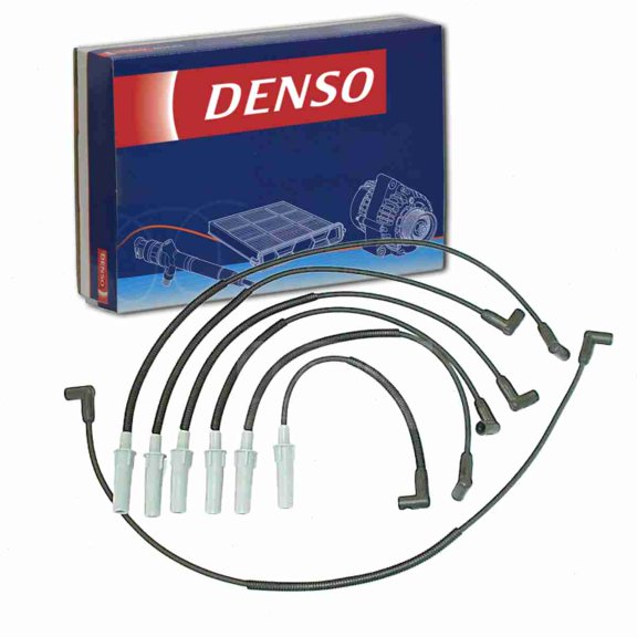 DENSO Spark Plug Wire Set compatible with Dodge Dakota 3.9L V6 1992-2003