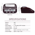 thumbnail image 2 of Professional Digital Chess Clock Count Down Chess Timer with Alarm Electronic Board Game Bonus Competition, 2 of 8