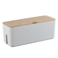 thumbnail image 3 of Shisuyan Boîte de Rangement Blanche 1Pcs 13.4x5.5in, 3 of 8