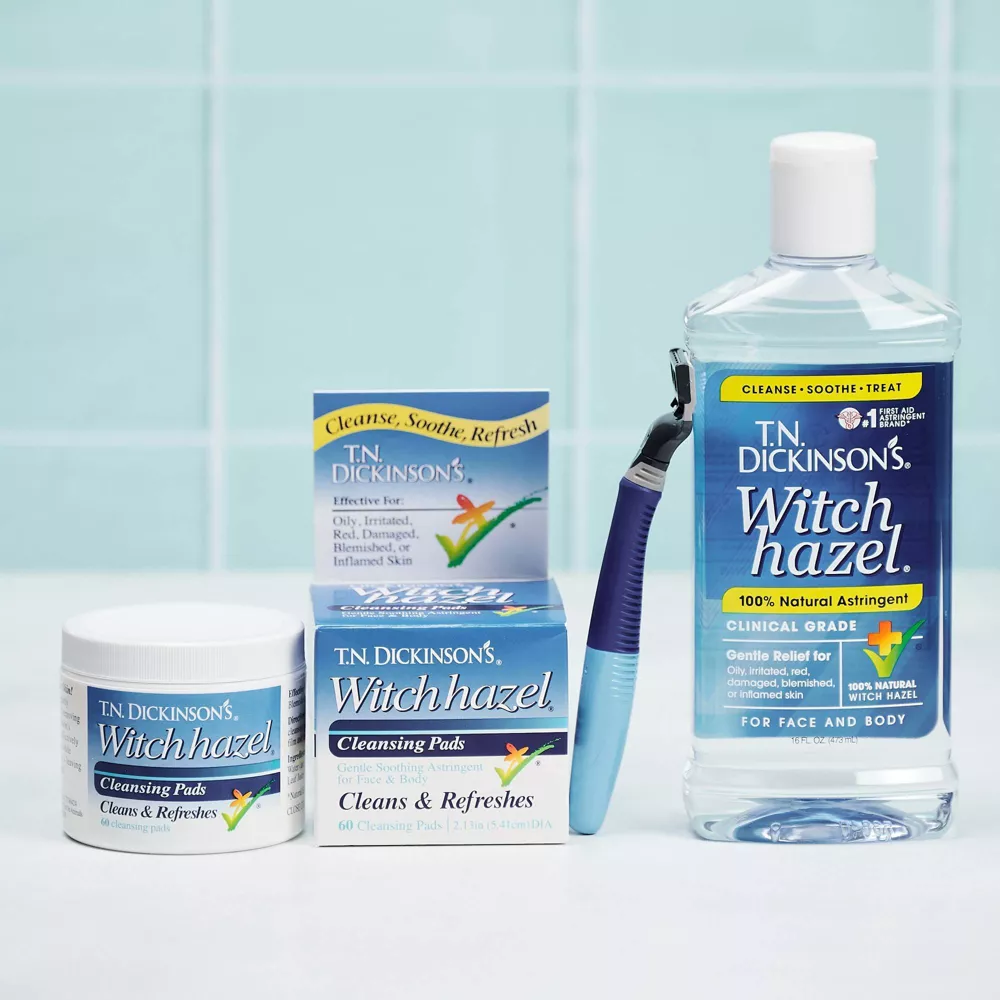 Dickinson's Witch Hazel All Natural Astringent 16 oz (Pack of 6)