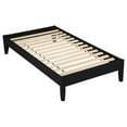 thumbnail image 4 of Pemberly Row Contemporary Wood Platform Full Bed in Black Finish, 4 of 8