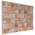 thumbnail image 2 of vidaXL Panneaux Muraux 3D avec Design Brique Rouge 10 Pcs EPS, 2 of 4