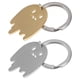 thumbnail image 4 of 2 piezas Llaveros fantasmas Llavero de Halloween Llaveros de acero inoxidable para hombre mujer (dorado, color acero, cada color tiene 1 piezas), 4 of 6