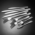 thumbnail image 2 of FACEGA 8Pcs Forks Stainless Steel 410 Dinner Forks Resistant to Rust Food Contact Salad Forks,Silver, 2 of 4