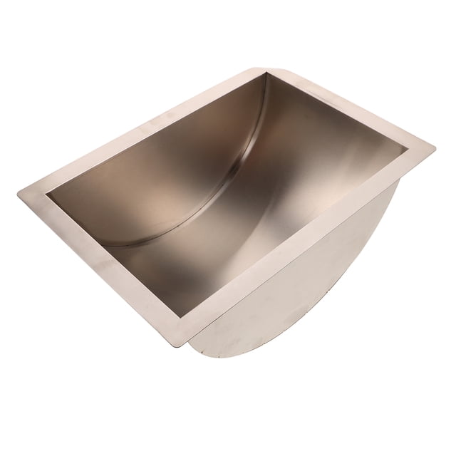 Minkissy Stainless Steel Serving Tray for Cash Registers with Ergonomic Design and Multi Grid Storage Organizer