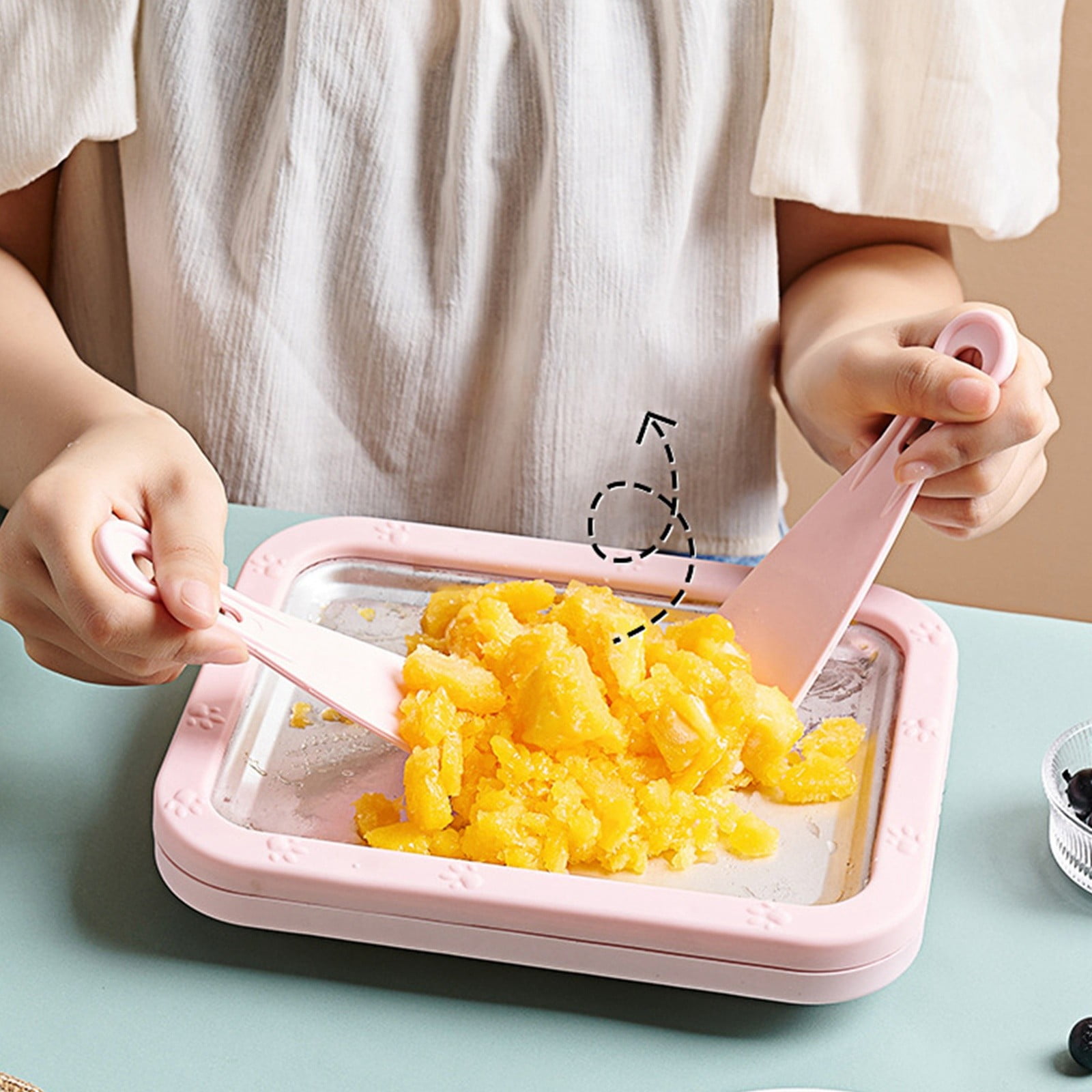 Gogusuu Kitchen Gadgets Clearance Sales Today Deals Prime Stir Yogurt Machine Unplugged Design150ml Cute Style Ice Cream Roll Maker Homemade Yogurt Maker Ice Cream Roll Machine With Food Shovels Walma...